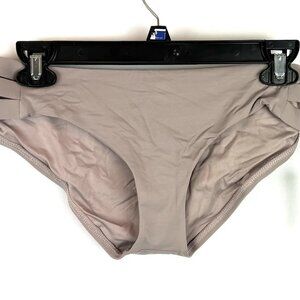 Vitamin A Women’s Beige/Gray Hipster Bikini Bottom Size 12